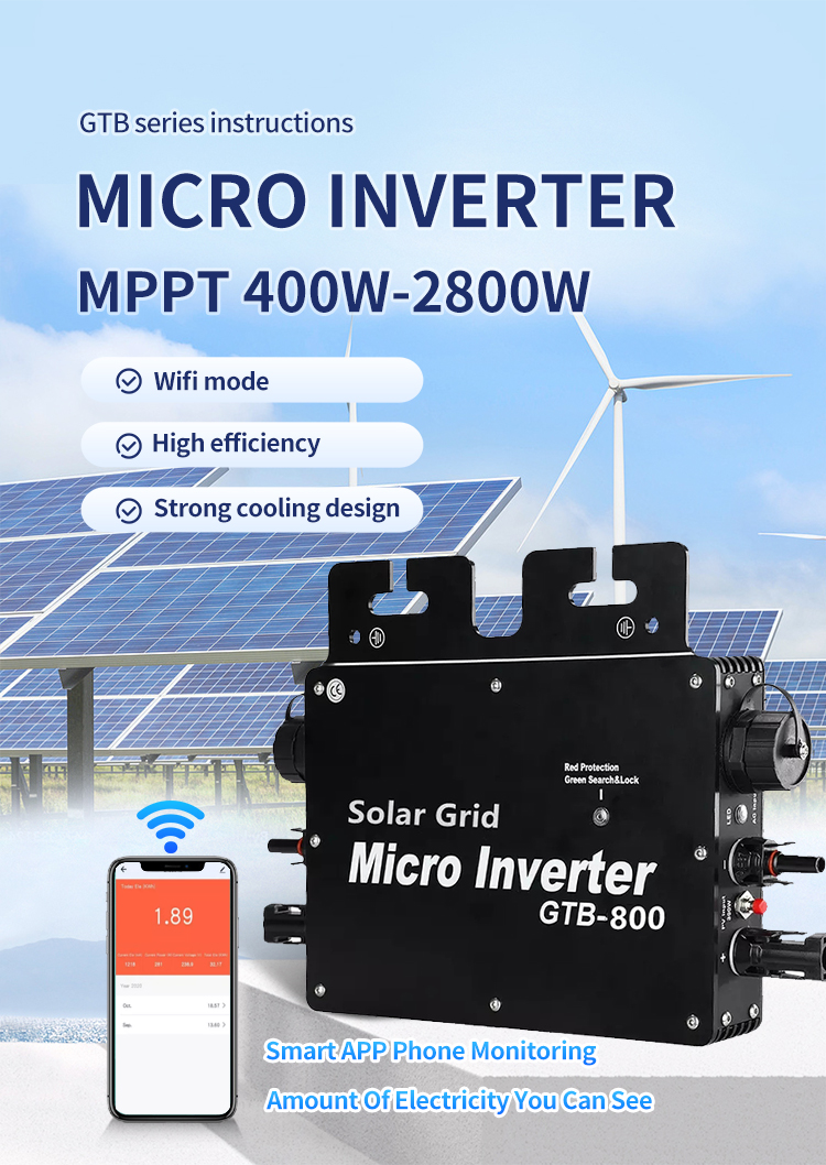 Smart GTB 400 400W Solar Inverter for Reliable Solar System Operation